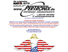Tablet Screenshot of pertronix.de